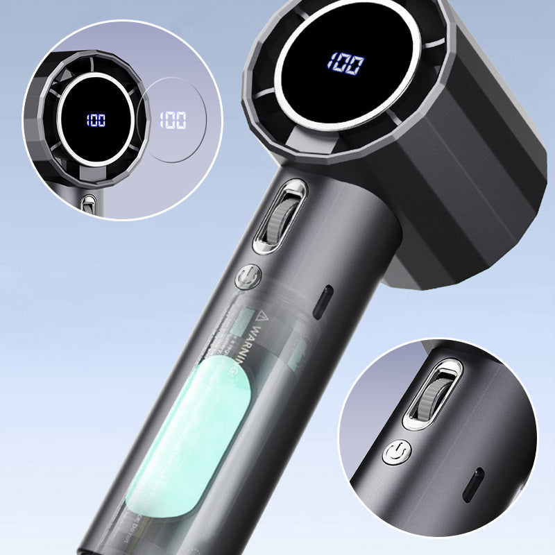 Norvo | Bærbar oppladbar håndholdt vifte