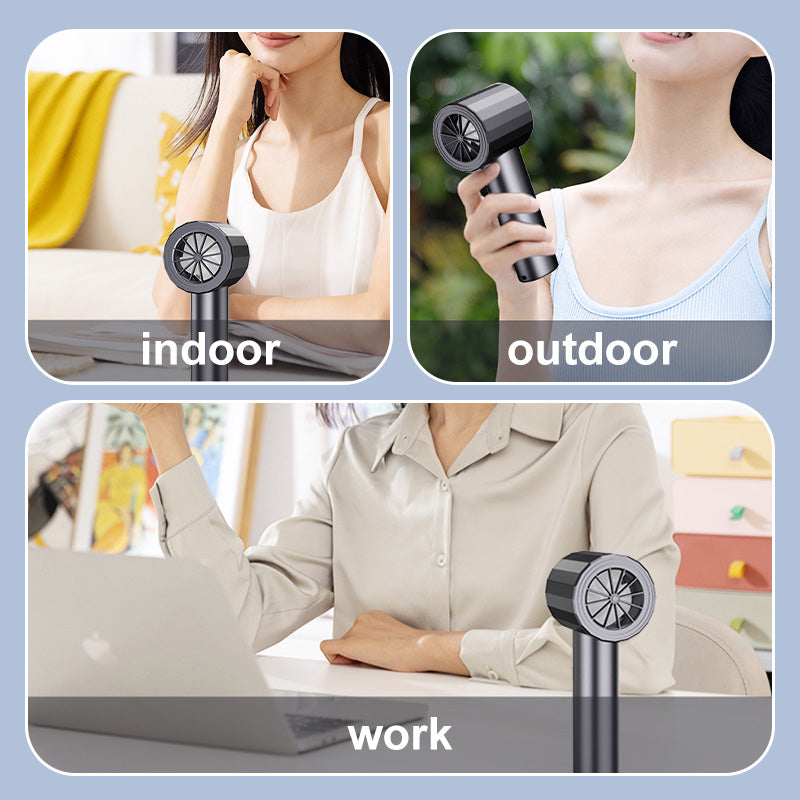 Norvo | Bærbar oppladbar håndholdt vifte