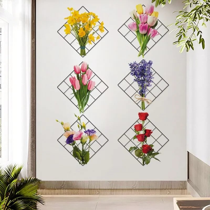 Skanto | 🌵3D-veggklistremerke med grønn plante