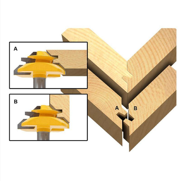 Skanto | WoodCarver | 45° Fugebit for Perfekte Treledd
