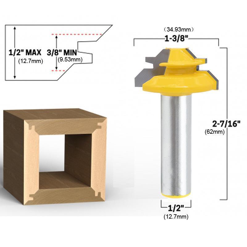 Skanto | WoodCarver | 45° Fugebit for Perfekte Treledd