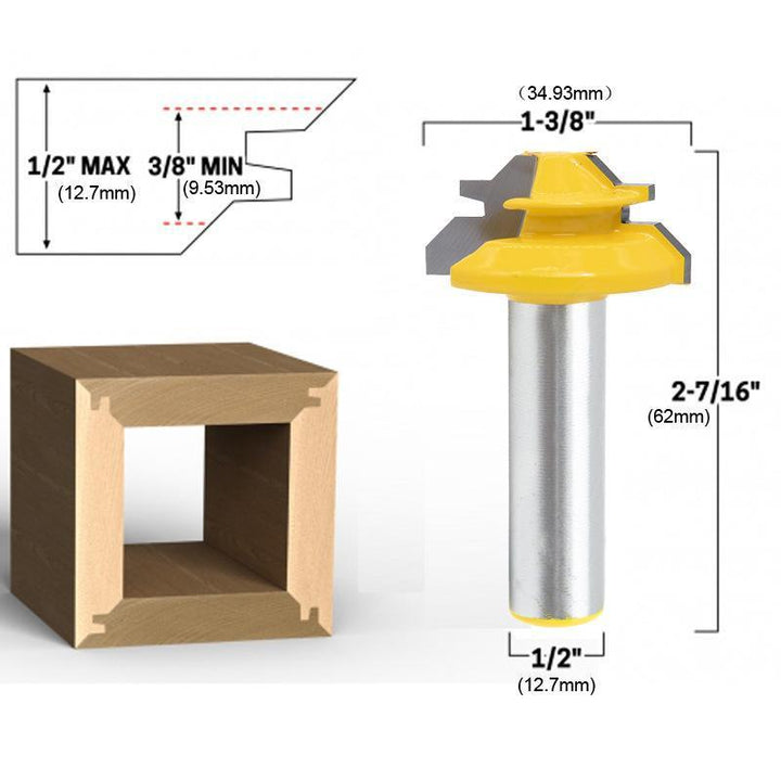 Skanto | WoodCarver | 45° Fugebit for Perfekte Treledd