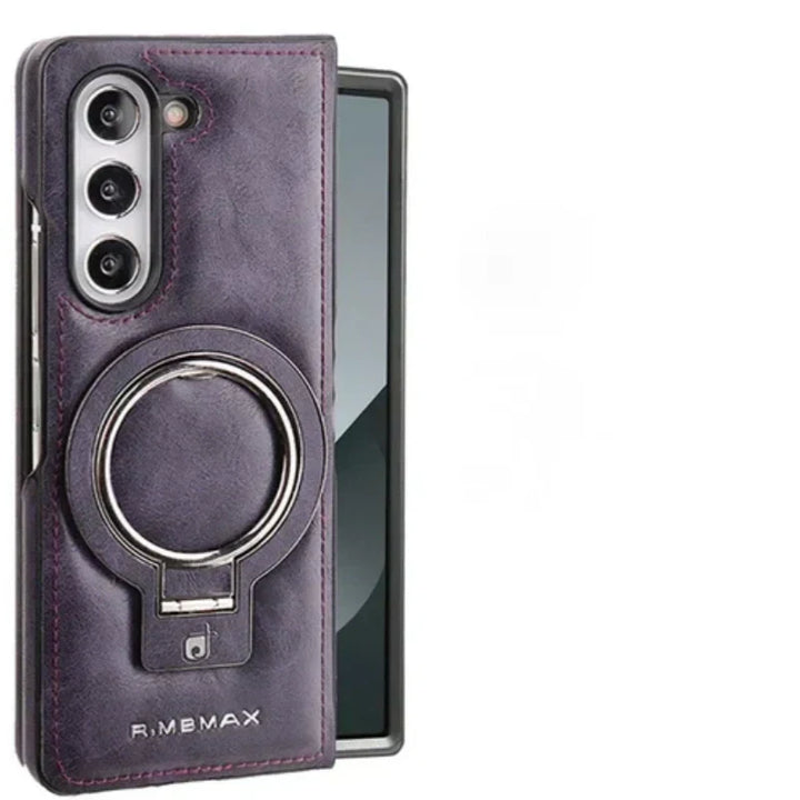 Skanto | Premium PU lær magnetisk deksel med stativ for Samsung Fold 3/4/5/6