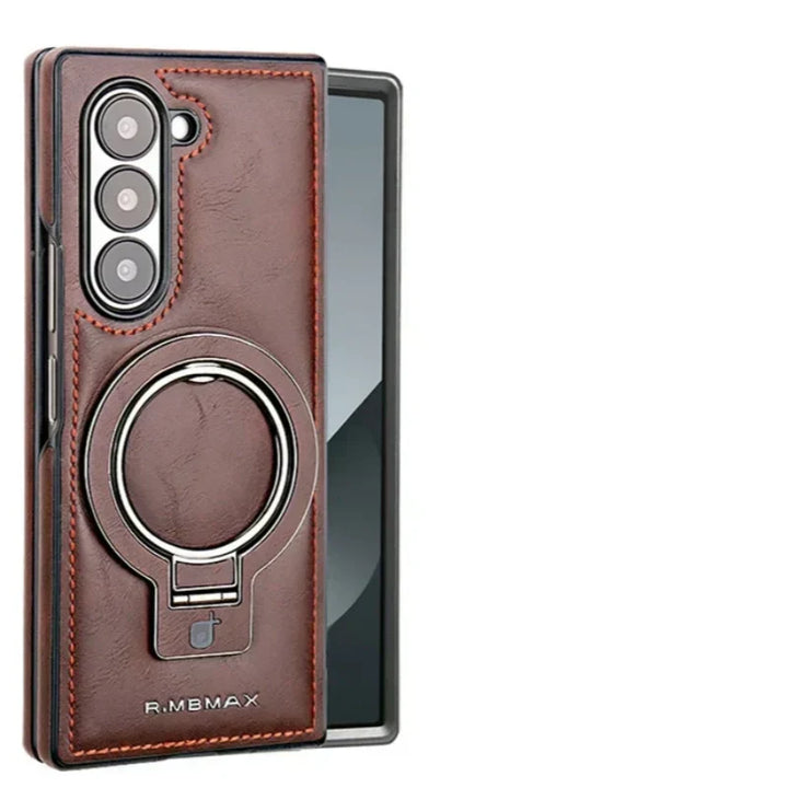 Skanto | Premium PU lær magnetisk deksel med stativ for Samsung Fold 3/4/5/6