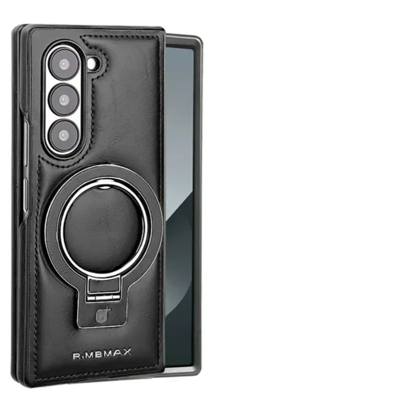 Skanto | Premium PU lær magnetisk deksel med stativ for Samsung Fold 3/4/5/6