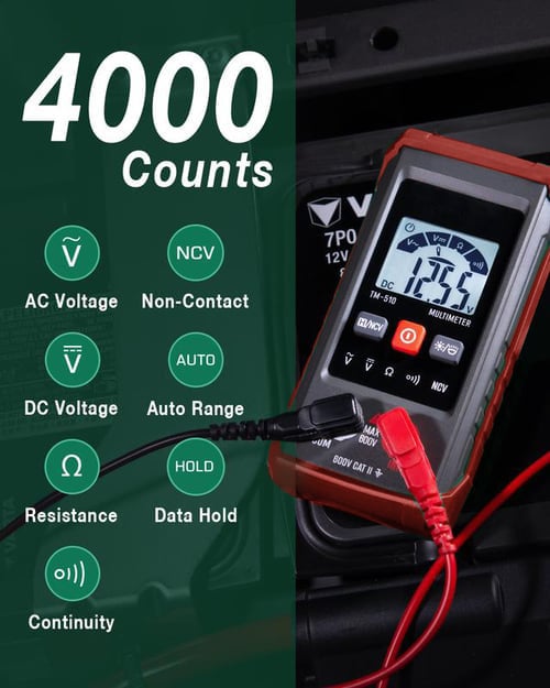 Skanto | Fult automatisert intelligent digitalt multimeter med anti-brenning