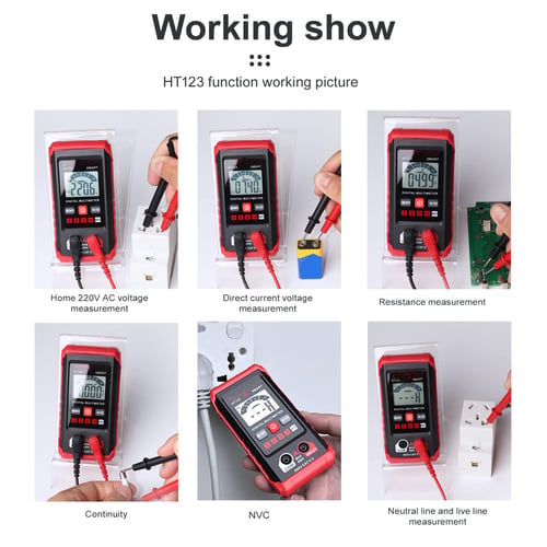 Skanto | Fult automatisert intelligent digitalt multimeter med anti-brenning