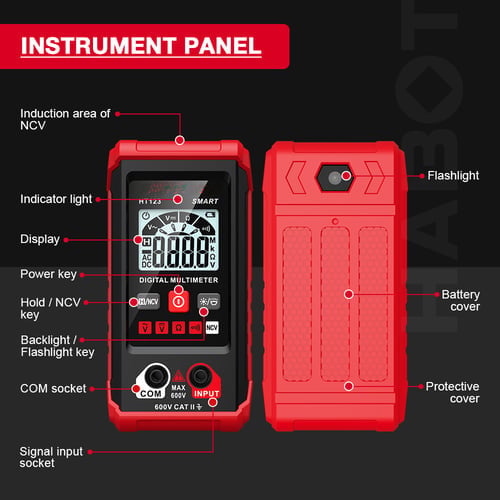 Skanto | Fult automatisert intelligent digitalt multimeter med anti-brenning