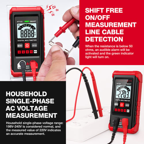 Skanto | Fult automatisert intelligent digitalt multimeter med anti-brenning