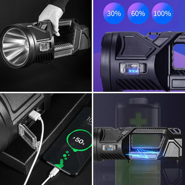Skanto | Super Bright Dobbelthode Spotlight bærbar lommelykt