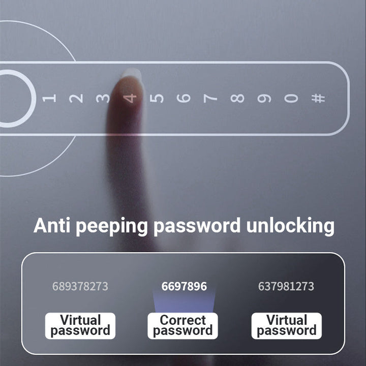 Skanto | Fingeravtrykk Smart dørhåndtak med Bluetooth APP-kontroll