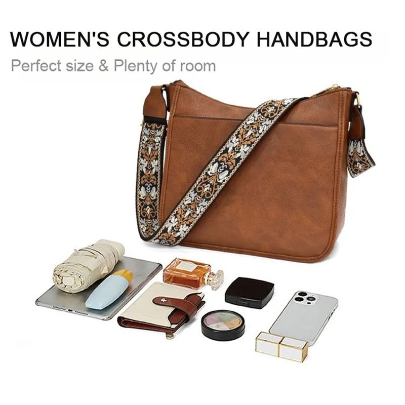 Skanto | Allsidig crossbody-veske i skinn for kvinner