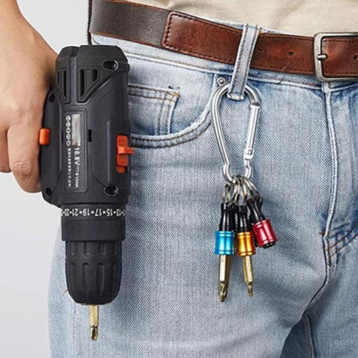 Skanto | 1/4" sekskantet skrutrekker bits-holder nøkkelringer