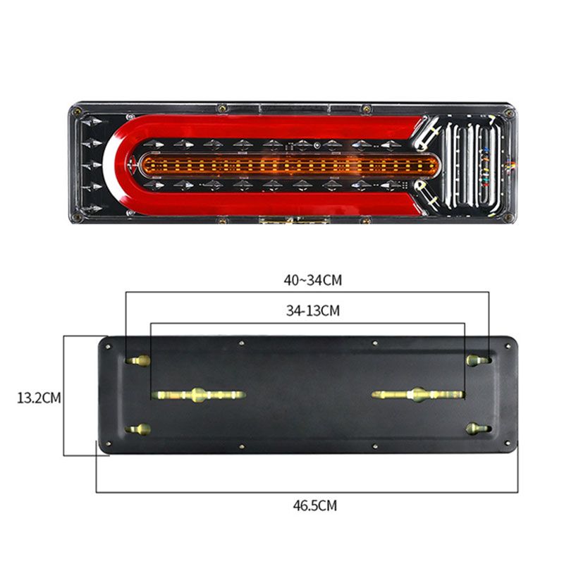 Skanto | 2 kraftige LED-baklys for lastebiler