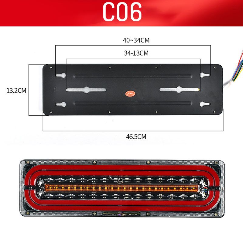 Skanto | 2 kraftige LED-baklys for lastebiler