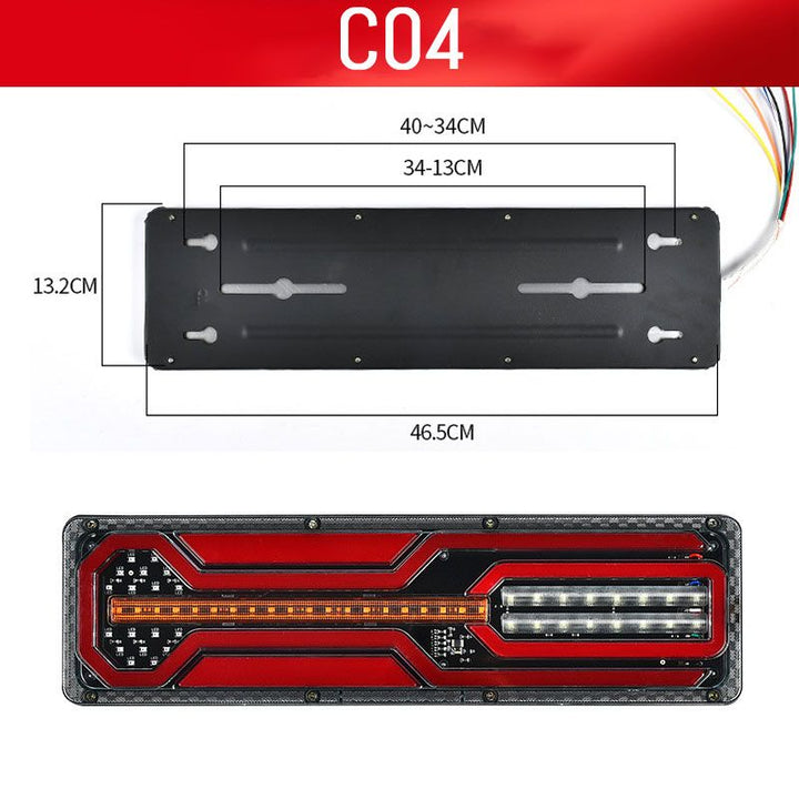 Skanto | 2 kraftige LED-baklys for lastebiler