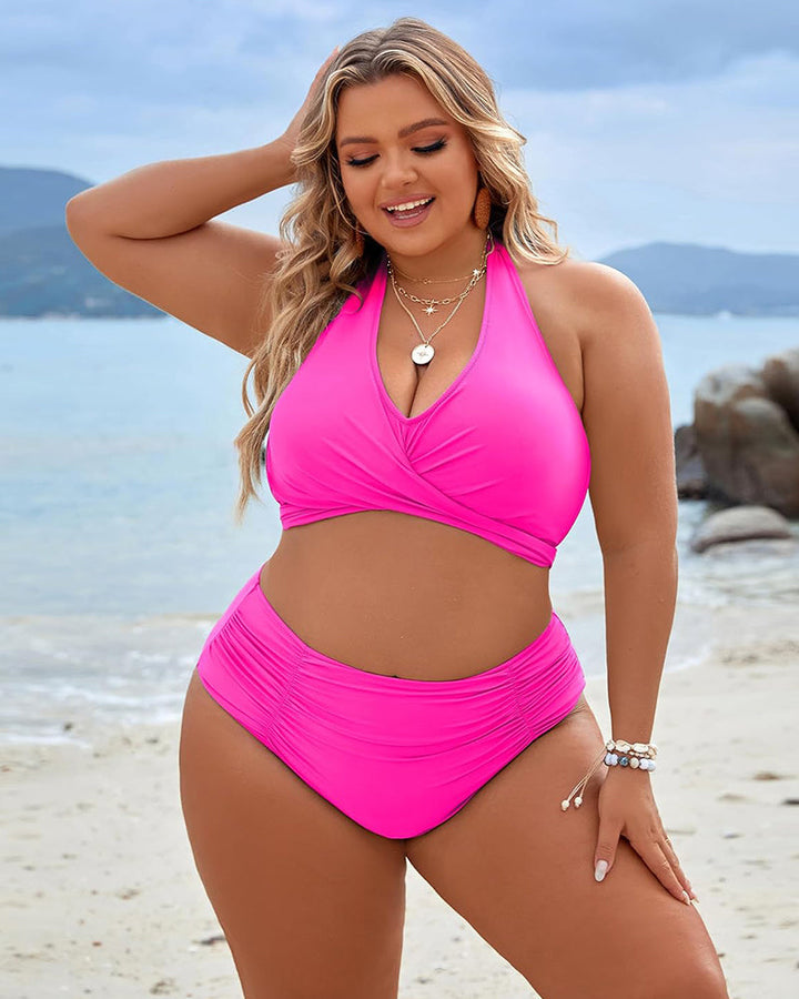 Skanto | Bikini sett med magekontroll og høy midje stil
