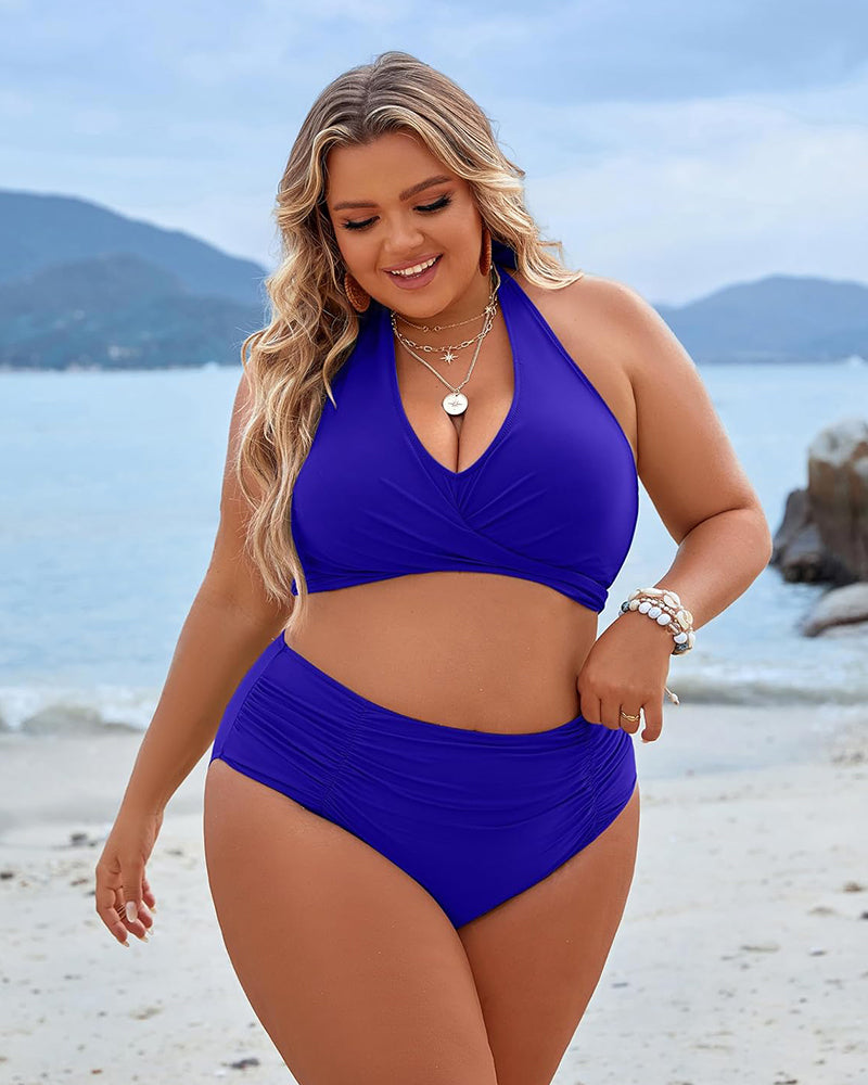 Skanto | Bikini sett med magekontroll og høy midje stil