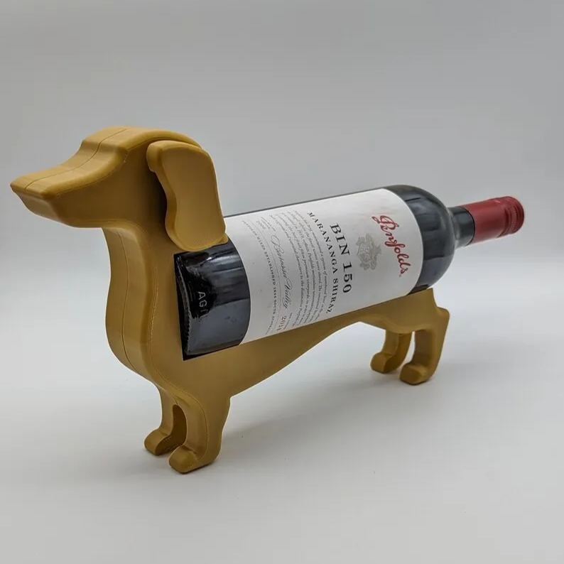 Skanto | Vinflaskeholder Formet Som En Dachshund