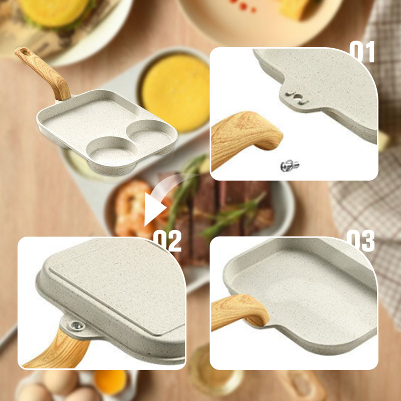 Skanto | 3-i-1 delt non-stick panne