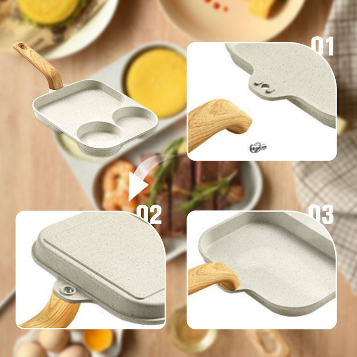 Skanto | 3-i-1 delt non-stick panne