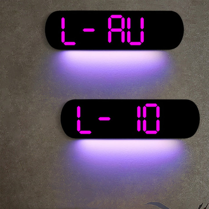 Skanto | Multifunksjonell Dekorativ LED Digital Veggklokke