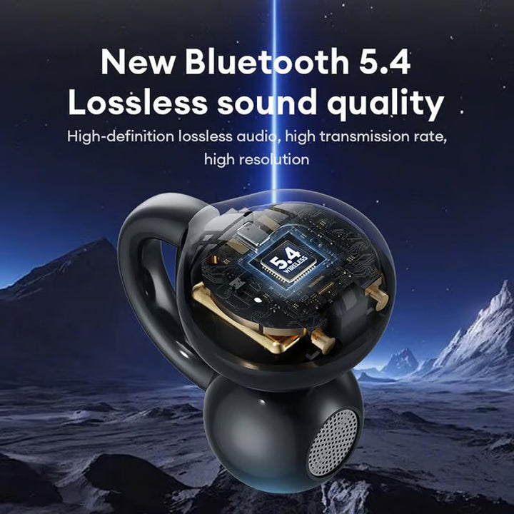 Skanto | Bluetooth Clip On Ørepropper - Trådløs Frihet Musikk på Farten Stilfull og Praktisk