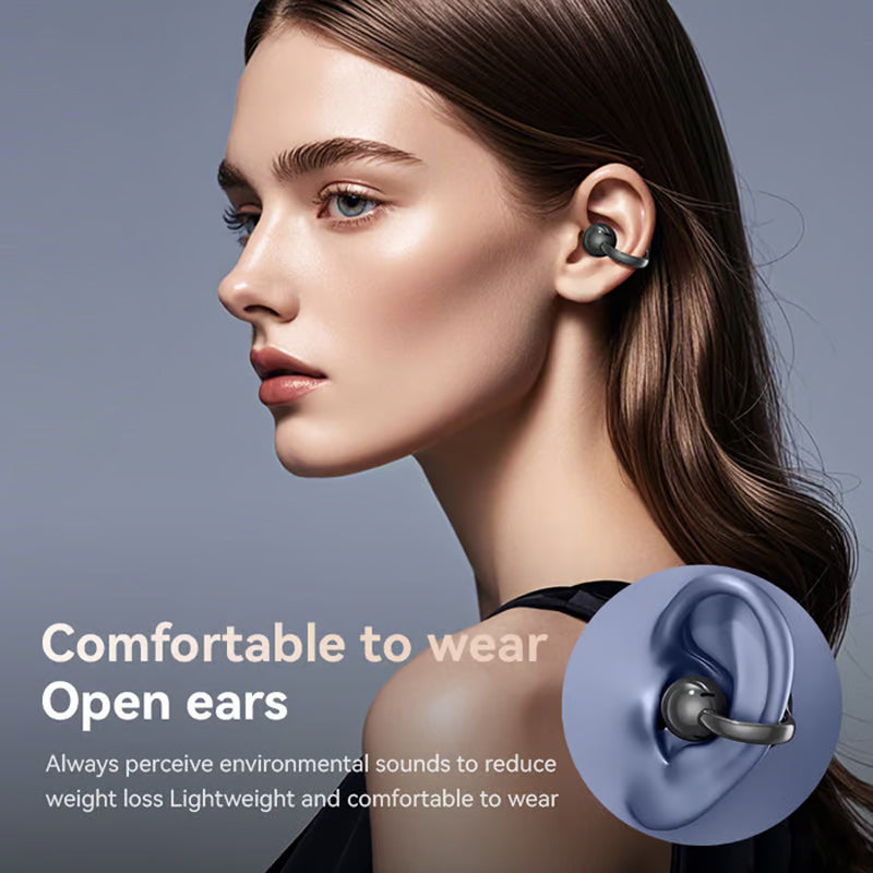 Skanto | Bluetooth Clip On Ørepropper - Trådløs Frihet Musikk på Farten Stilfull og Praktisk