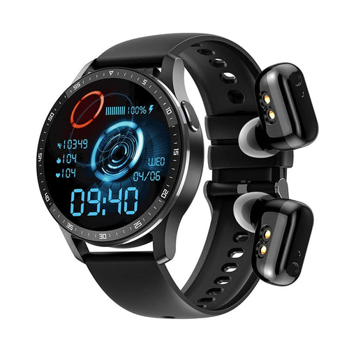2-i-1 Smartklokke med integrerte hodetelefoner | Skanto