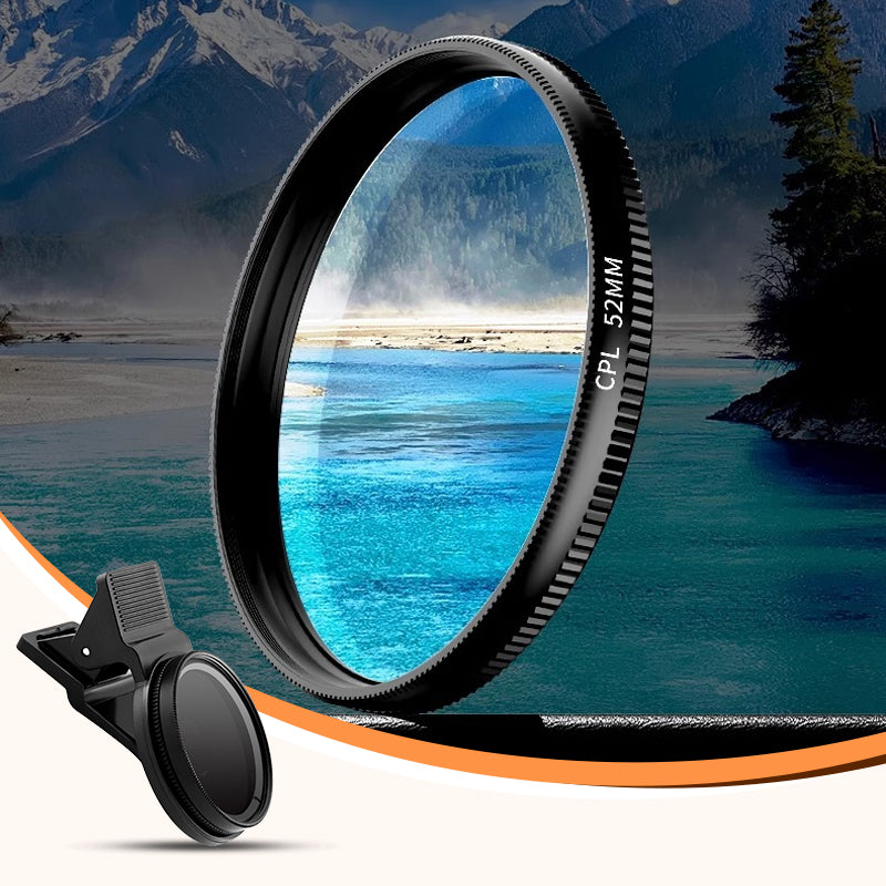 Skanto | Clip-On polarisasjonsfilter for mobiltelefoner