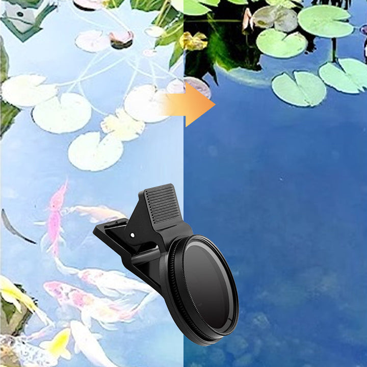 Skanto | Clip-On polarisasjonsfilter for mobiltelefoner