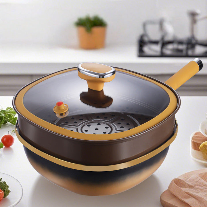 Skanto | 🍳[Titanium Extreme Non-Stick Stekepanne] Revolusjon på kjøkkenet, enkel matlaging uten oljerøyk!