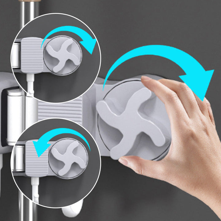 Skanto | Borrefri sugekoppmoppholder til badet