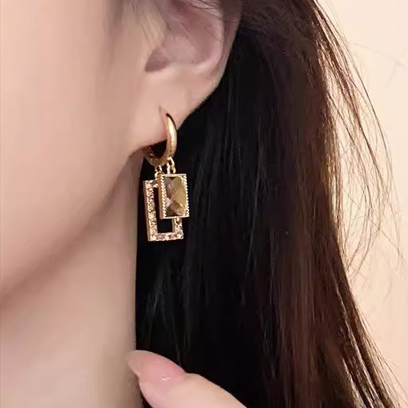 Skanto | Dangle Hoop-øreringer for kvinner