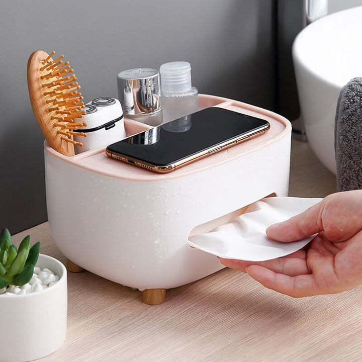Skanto | Multifunksjonell oppbevaringsboks for papir mobiltelefonholder