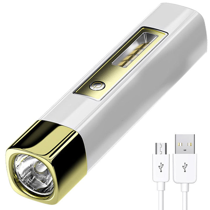 Skanto | Mini 2-i-1 lommelykt med høy lysstyrke og powerbank
