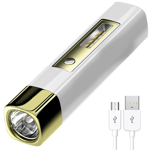 Skanto | Mini 2-i-1 lommelykt med høy lysstyrke og powerbank