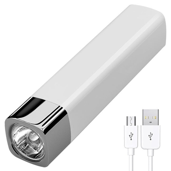 Skanto | Mini 2-i-1 lommelykt med høy lysstyrke og powerbank