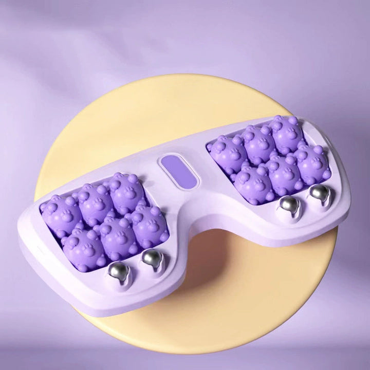 Skanto | 💜Bærbar dobbel fotmassasjerull💜