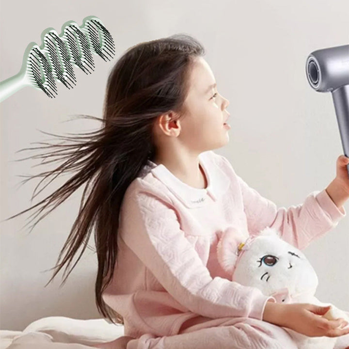 Skanto | Buet hårbørste med ventilasjon