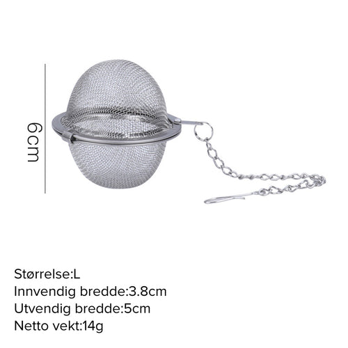 Skanto | Gaveutvalg - Krydders- og tefilter i rustfritt stål 304