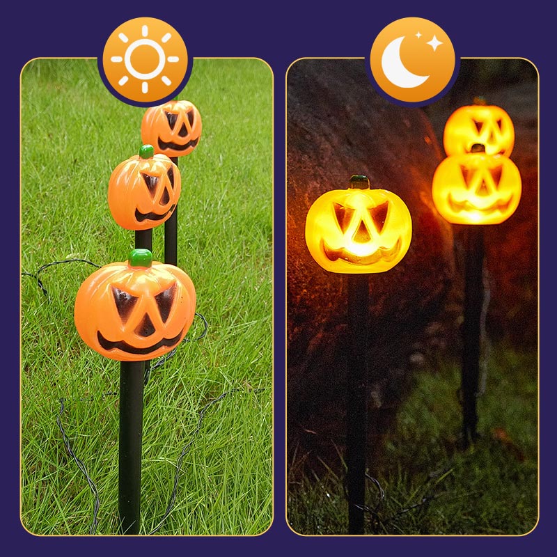 Skanto | Halloween gresskarhage solcellelampe