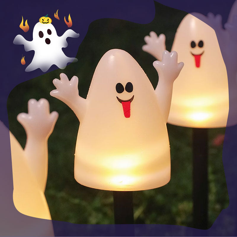Skanto | Halloween gresskarhage solcellelampe