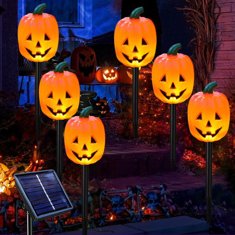 Skanto | Halloween gresskarhage solcellelampe