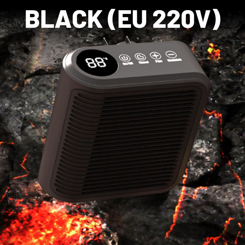 Skanto | Warmteluxe 800W Plug Varme – Kompakt, energieffektiv elektrisk mini varmeovn