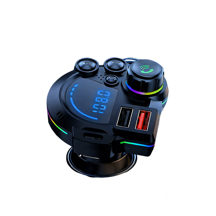 Bil FM-sender Bluetooth 5.3 Dual-USB | Skanto