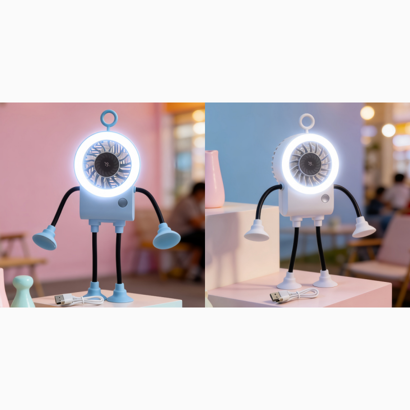 Fleksibel Robot Bordvifte med LED Lys | Skanto