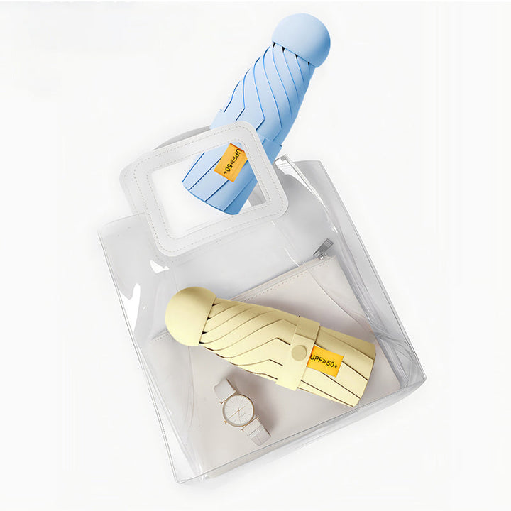 Capsule lomme paraply med UV-beskyttelse UPF50+ | Skanto