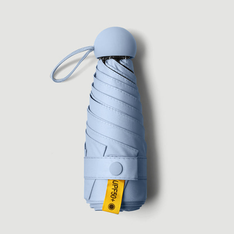 Capsule lommeparaply med solbeskyttelse | Skanto