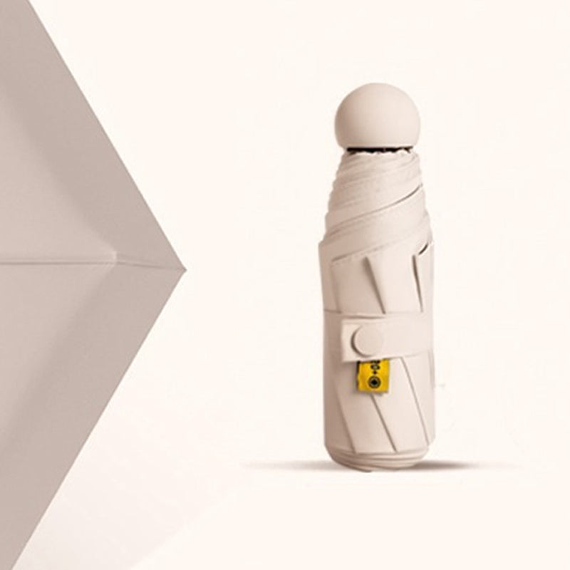 Capsule lommeparaply med solbeskyttelse | Skanto